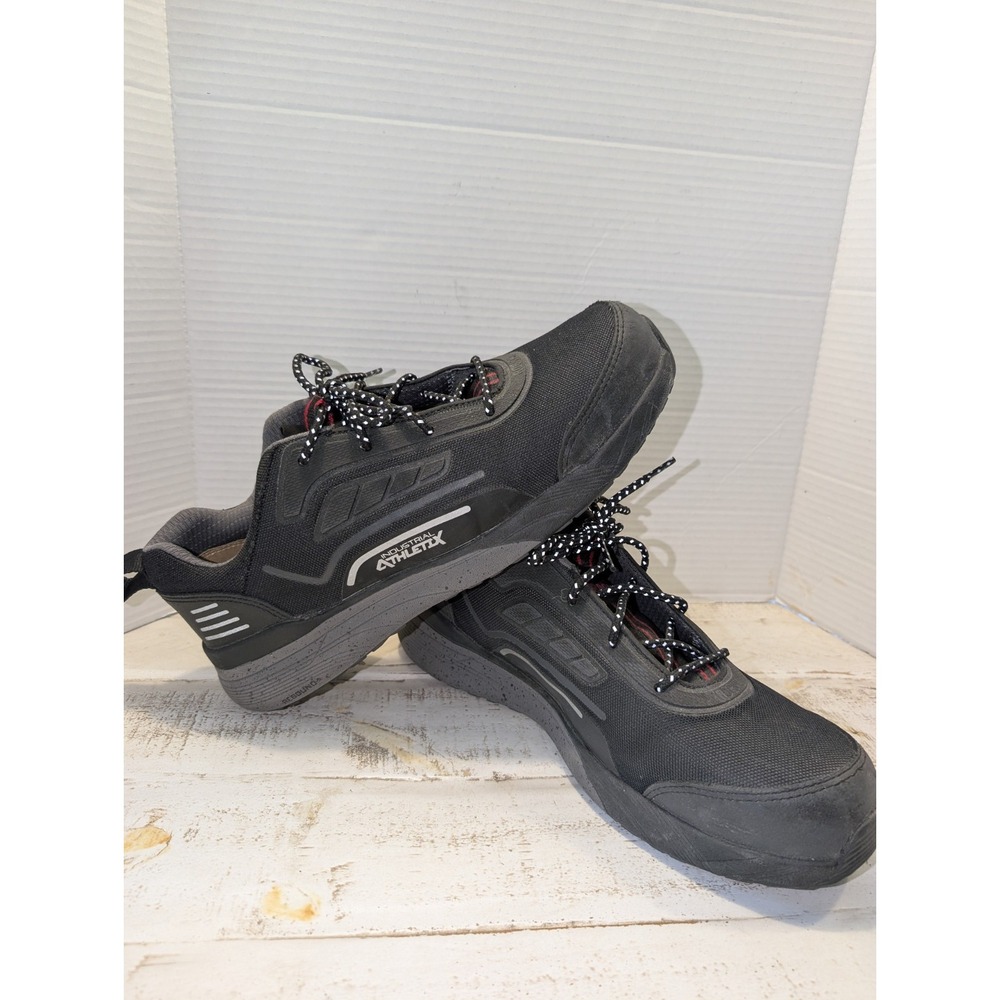 Rocky Industrial Athletix Low Mens Sz 11W Black Composite Toe Safety Work Shoes